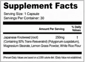 AGE by SelfPlus Supplement Facts