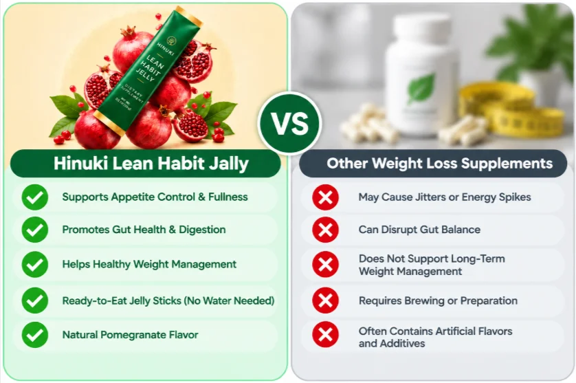Hinuki Lean Habit Jelly Sticks Vs Others
