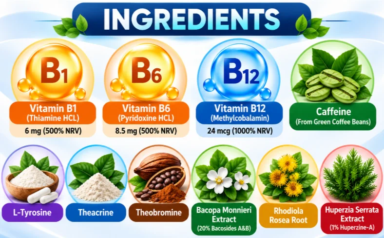 MemoPower Ingredients