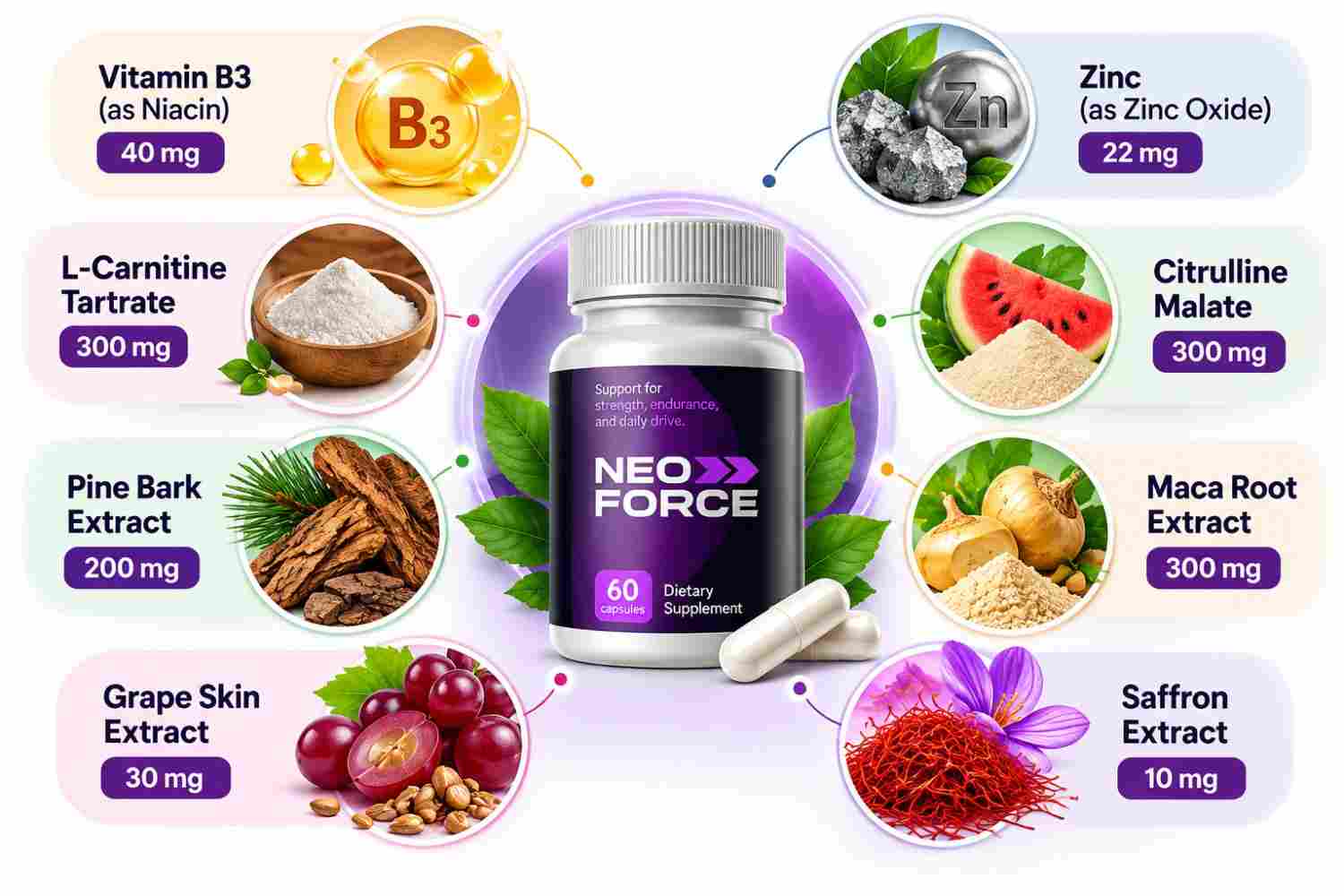 NeoForce Ingredients.
